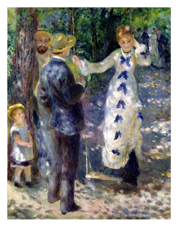 The Swing - Pierre Auguste Renoir Painting